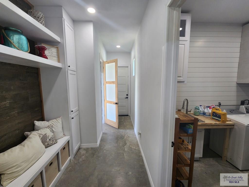 MUD ROOM AND LAUNDRY ROOM 